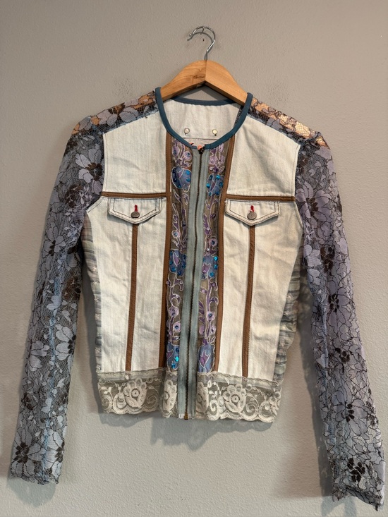 Woo xoom paris Jackets & Blazers - Woo Xoom Paris Vintage Y2K 90s Fairy Lace-Sleeve Jacket S